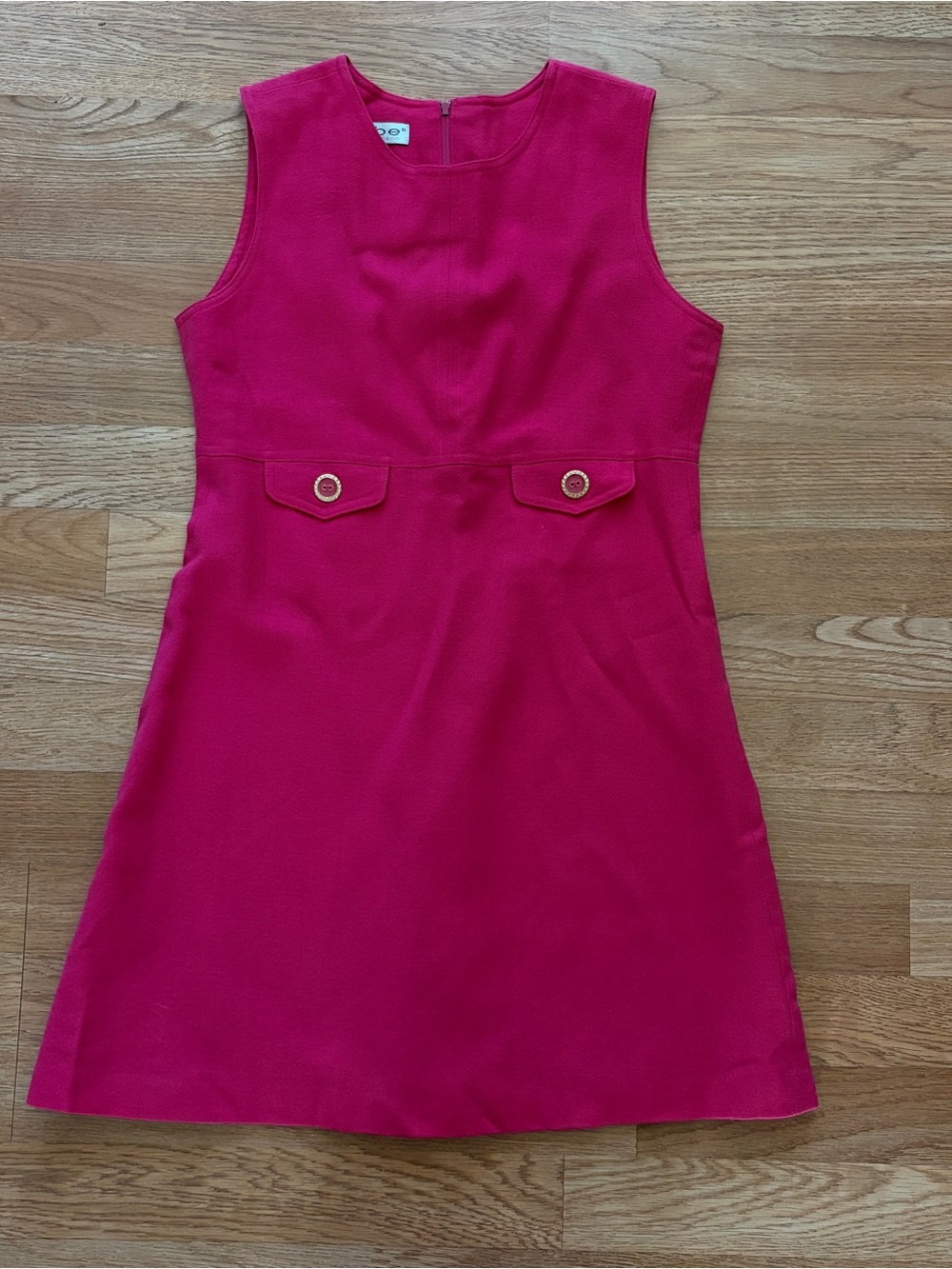 bebe Hot Pink Sleeveless A-Line Mini Dress